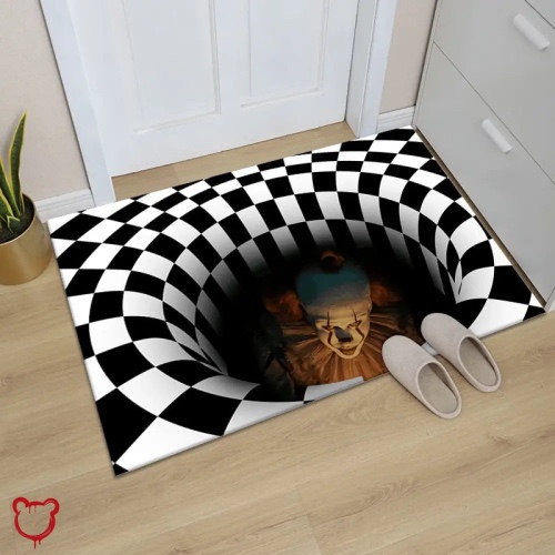 Clown Door Mat: 3D Visual - A