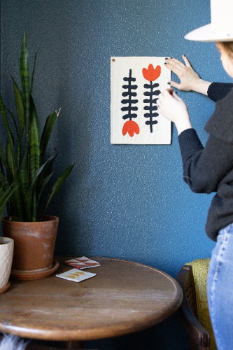 Nordic Flowers DIY Kit | Full Kit / Flame and Black / Digital