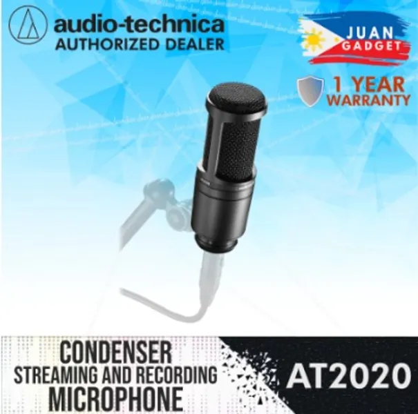 Audio Technica AT2020 Cardioid Condenser Microphone