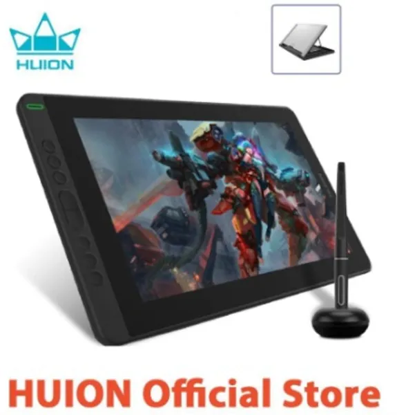HUION Kamvas 13 Android Support Graphics Drawing Tablet Monitor with Full Laminated Screen Battery-Free Stylus