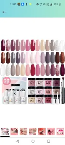 AZUREBEAUTY 29 Pcs Dip Powder Nail Kit Starter, 20 Colors Clear Nude Light Pink Glitter All Season Acrylic Dipping Powder System Essential Professional Liquid Set with Top/Base Coat for French Nail Art Manicure DIY Salon Women 2022 Gift : Beauty & Personal Care