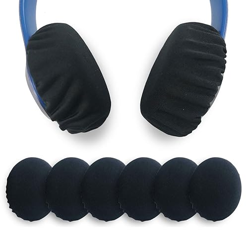 3Pairs Stretchable Fabric Headphone Covers/Washable Sanitary Ear pad