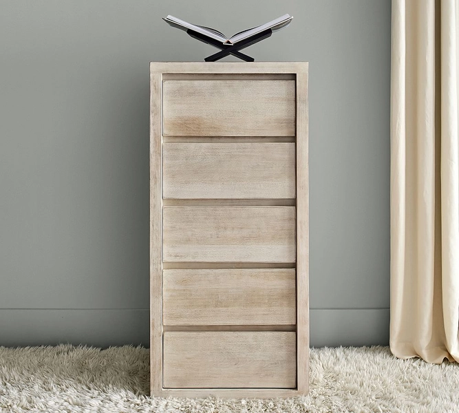 Cayman 5-Drawer Tall Dresser | Pottery Barn