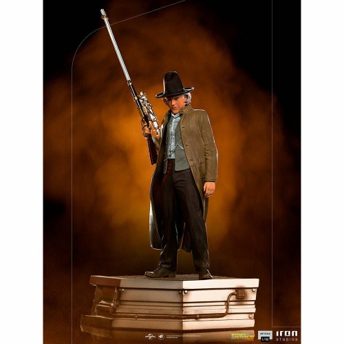 Iron Studios Back to the Future Part III Doc Brown 1:10 Scale Statue [PRE-ORDER: Expected Availability May - Aug 2023!] | Default Title