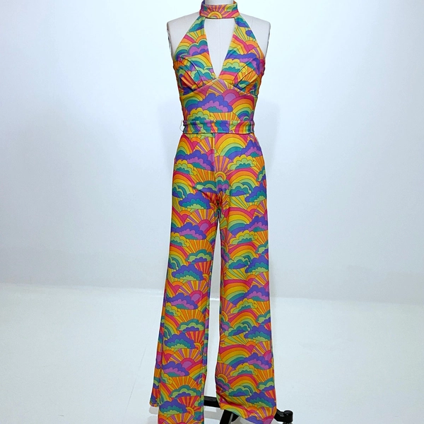 Groovy Rainbows Jumpsuit | Donna's Dress Shop