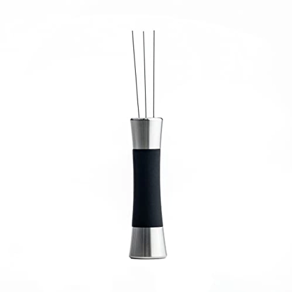 The WDT Tool | Silver | 0.4 mm Pins | 6 Pins & Storage Vault | Stainless Steel & Silicone | Distribute Coffee Grounds | Prevent Channeling & Spurting | Better Tasting Coffee