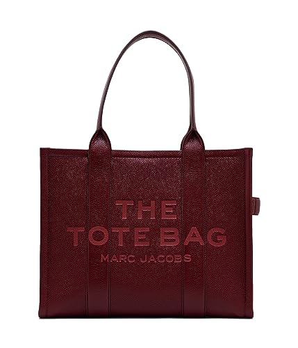 Marc Jacobs Women's The Leather Large Tote Bag - Cherry