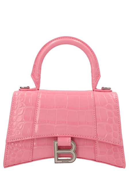 Hourglass Xs Hand Bags Pink