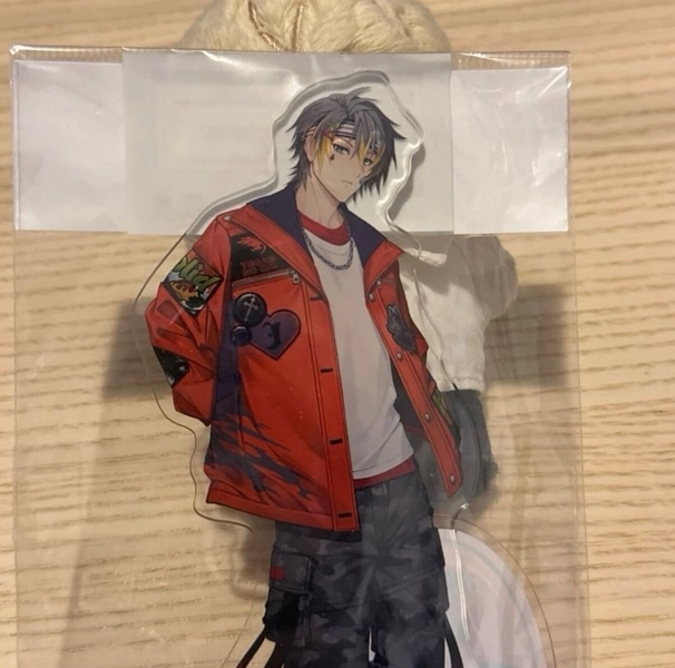 Nitro+CHiRAL BL Togainu no Chi Akira Street Clothes Acrylic Stand NEW