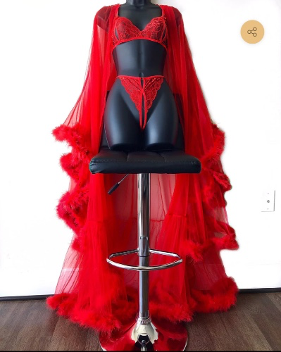 Lingerie Lush Robe | Red 