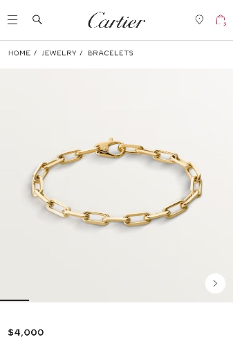 Santos de Cartier Bracelet Chain