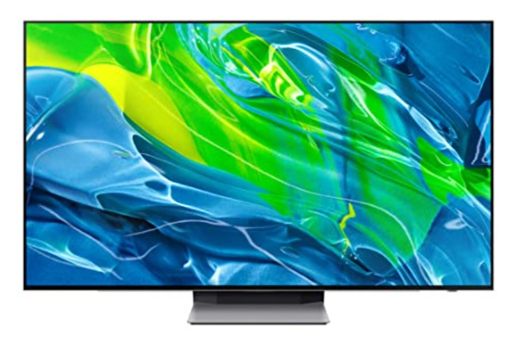 Samsung OLED TV - S95B 2022 55 inch Smart TV QD OLED 4K Quantum HDR - Built-in Alexa, Dolby Atmos, LaserSlim Design, 100% Colour Volume & Super Ultrawide Gameview - 55" - S95B 2022