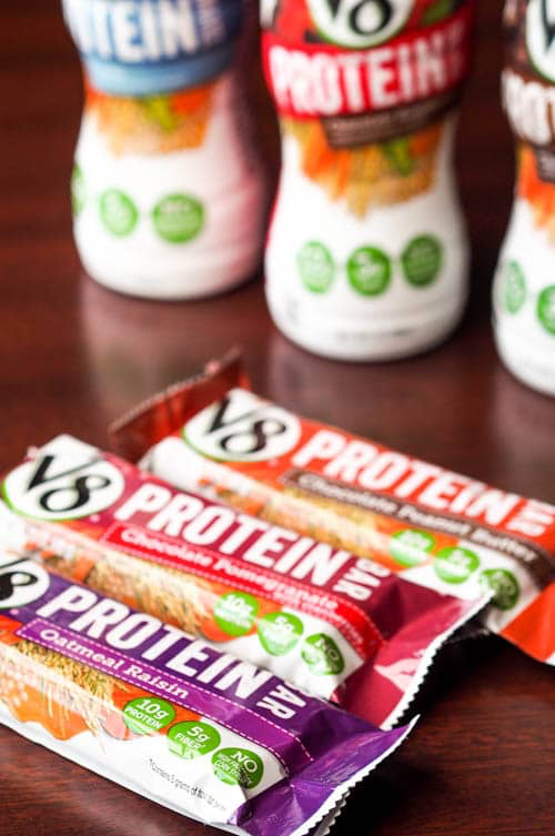 Protein shake and bar 