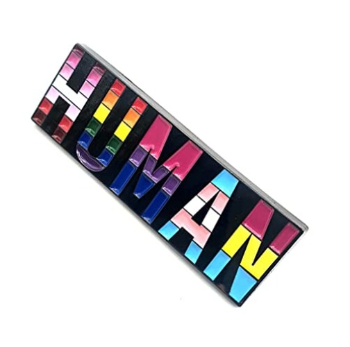 Menschen, LGBT, Regenbogenstolz Love is Love Gay Trans Bi Lesbische Pansexuelle Metall-Emaille-Anstecknadel, Metall