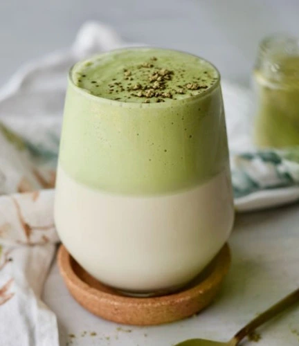 matcha oat milk latte