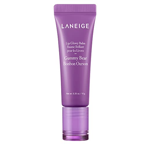 LANEIGE Lip Glowy Balm: Hydrate, Glossy, Lightweight, Moisturize & Tint with Shea Butter - Gummy Bear