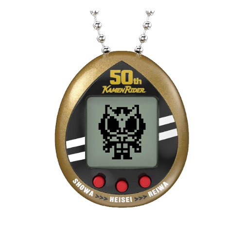 Tamagotchi Kamen Rider 50th Anniv x Legacy Gold Version