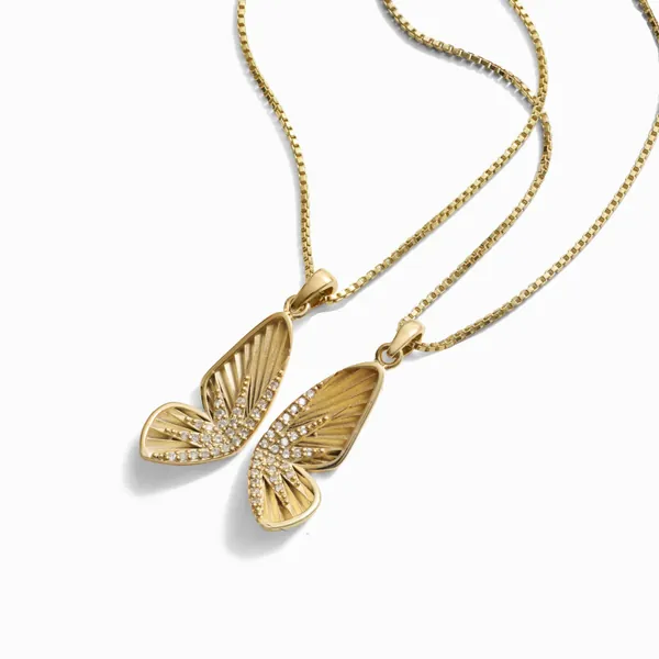 Butterfly Wing Necklace Set