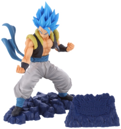 Banpresto 81843 Dragon Ball Z Dokkan Battle 5th Anniversary SSGSS Gogeta Figure, Multiple Colors - 