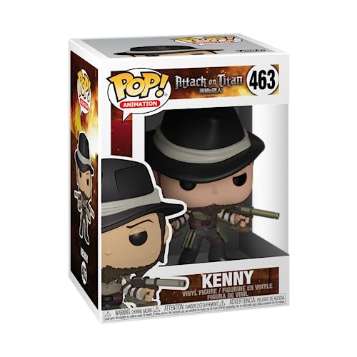 Funko POP! Vinyl: Animation: Attack on Titan : Kenny - Collectable Vinyl Figure - Gift Idea - Official Merchandise - Toys for Kids & Adults - Anime Fans - Model Figure for Collectors and Display