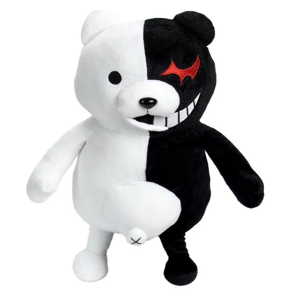 35cm Dangan Ronpa Super Danganronpa 2 Mono Kuma Black&White Bear Plush Doll Toy - 