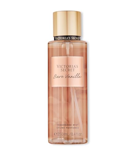 Victoria's Secret Bare Vanilla Body Spray for Women, Notes of Whipped Vanilla and Soft Cashmere, Bare Vanilla Collection (8.4 oz) - Bare Vanilla - 8.4 Fl Oz (Pack of 1)