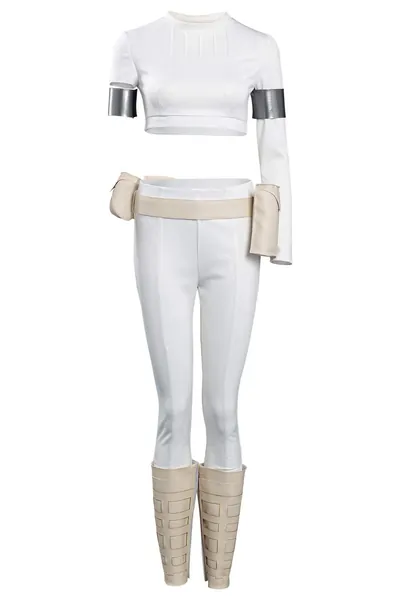 SUPERCOS Women Queen Padme Amidala Suit Classic Deluxe Princess Leia Cosplay Costume (Female, Large)