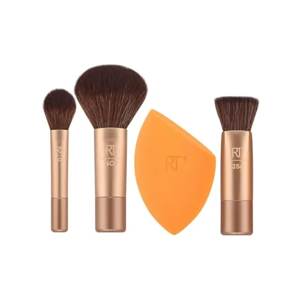 Real Techniques Sleigh The Night Mini Brush + Sponge 4 Piece Holiday Gift Set