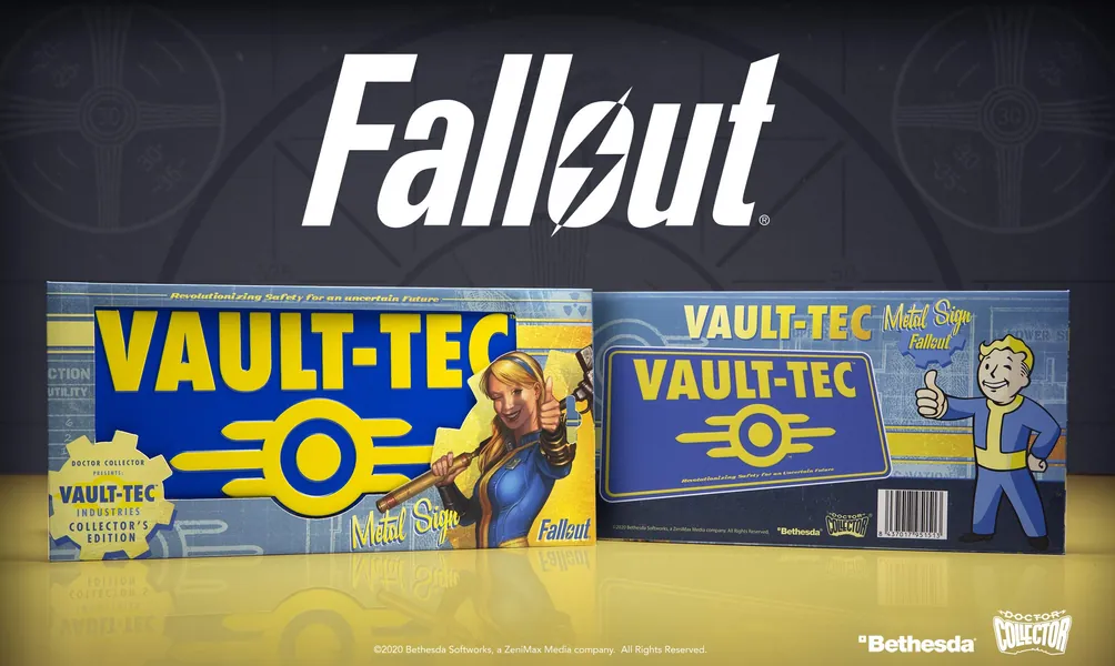 Doctor Collector DCFALL01 Fallout Vaul-Tec Metal Sign
