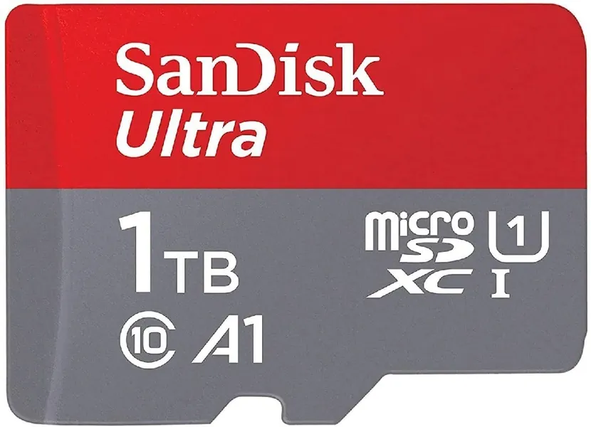 SanDisk 1TB Ultra microSDXC UHS-I Memory Card with Adapter - 120MB/s, C10, U1, Full HD, A1, Micro SD Card - SDSQUA4-1T00-GN6MA - 1TB Memory Card