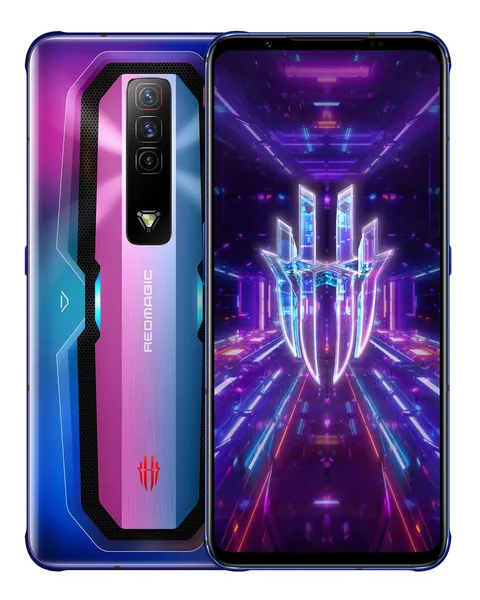 REDMAGIC 7 165Hz Gaming Phone with 6.8" Screen and 64MP Camera, 5G Android Smartphone with Snapdragon 8 Gen 1 and 16GB+256GB, 4500mAh Battery and US Version Factory Unlocked Cell Phone Red&Blue - 7 Red&Blue 16+256 GB