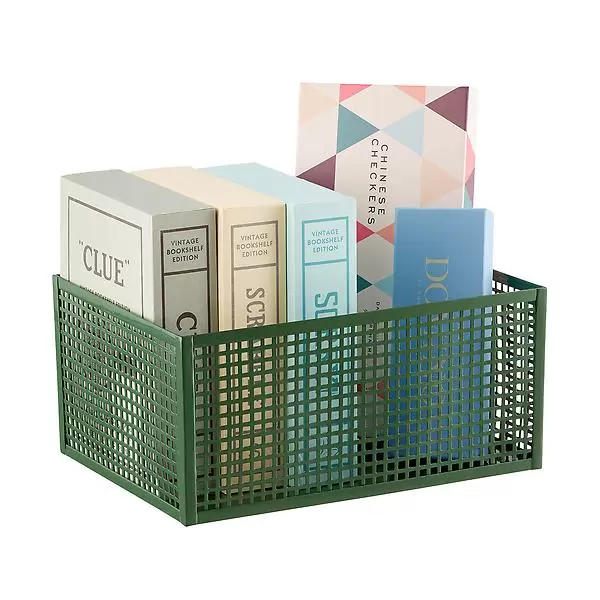 The Container Store Schoolhouse Metal Bin