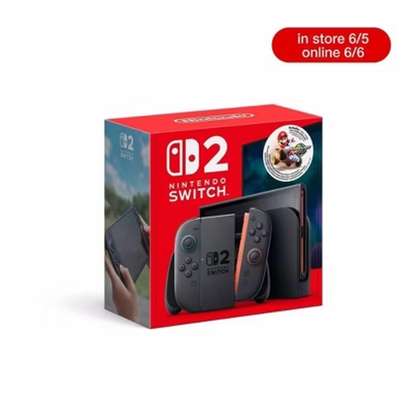 Nintendo Switch 2 Console + Mario Kart World Bundle (Digital Download Code)
