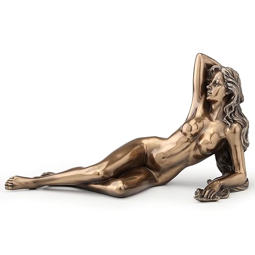 Bronze Woman Lying On Her Side Statue