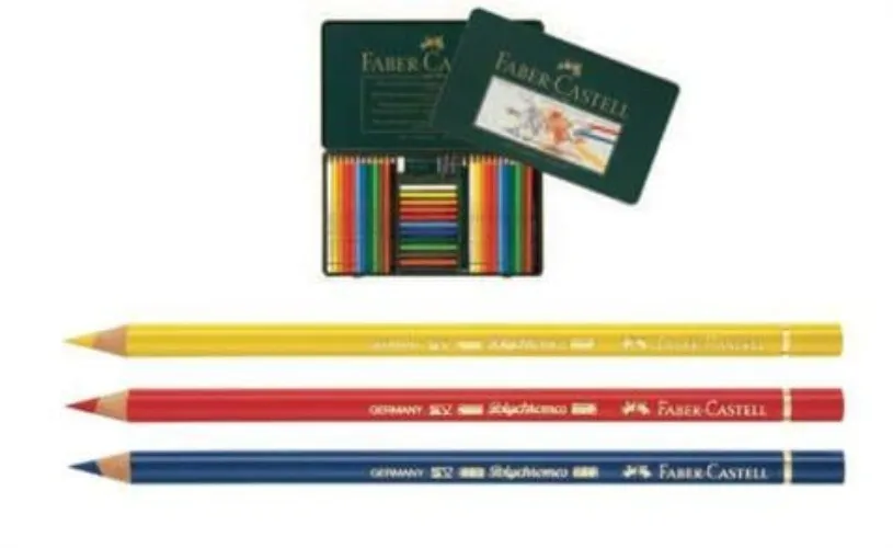 Boite métal 24 crayons Polychromos