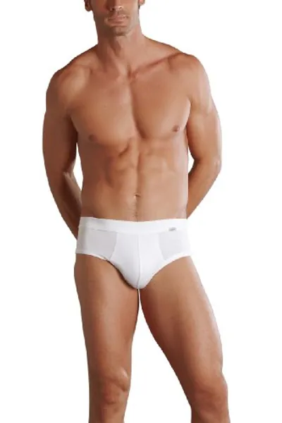 Jockey Luxury Cotton High Rise Brief – weicher Herren Slip mit hoher Leibhöhe, Unterwäsche aus 100% gasierter Baumwolle, Unterhose ohne Eingriff