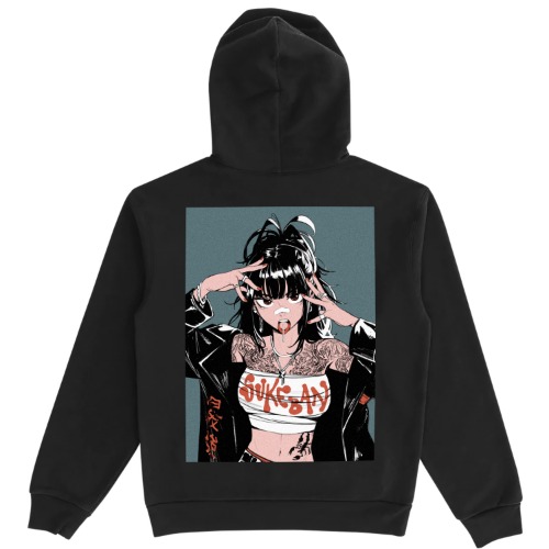 Sukeban Hoodie | Black - Medium