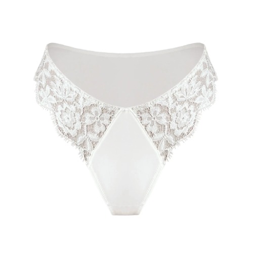 Frisson Hi Leg Panty Crystal - L / Crystal