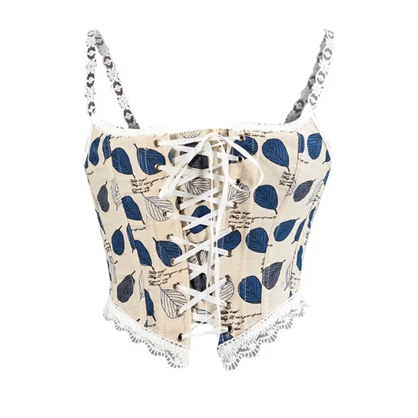 VEMOW Corsé Corte Gótica Sexy Fajas Reductoras Adelgazantes Shapewear Overbust, Sexy Dos Tonos Corsés Corset Bustiers Vintage Steampunk Brocado Satén Bone Corpiño de Encaje Lencería