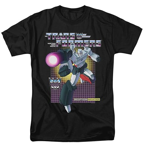 Transformers Megatron T Shirt & Stickers Black - 4X-Large