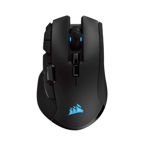 Corsair Ironclaw Wireless RGB - FPS and MOBA Gaming Mouse - 18,000 DPI Optical Sensor - Sub-1 ms SLIPSTREAM Wireless - Wireless Mouse
