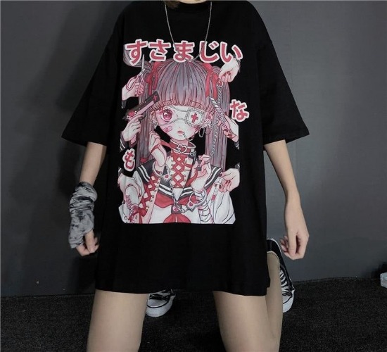 Menhera Baby Tee - Black / XL