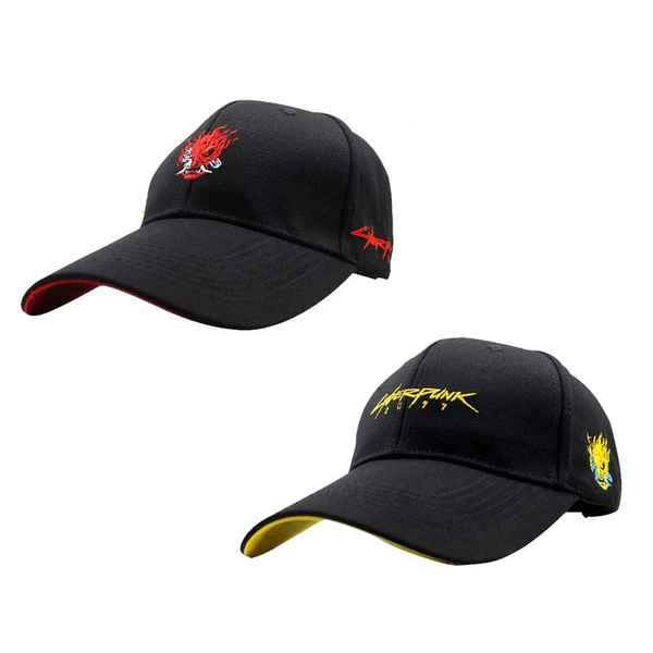 Cyberpunk Baseball Cap Black Sci-Fi Curve Cap