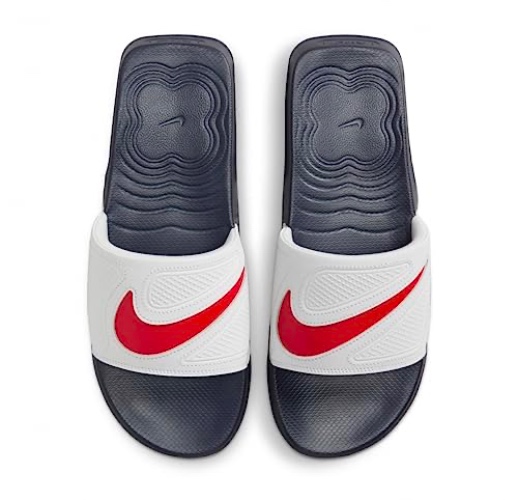 Nike Men's Air Max Cirro Just Do It Solarsoft Slide Athletic Sandals - 12 UK (13 US) - Ptndst/Unvred