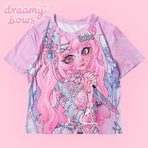 HEAVEN Chibi T-Shirt - Pink at Dreamy Bows