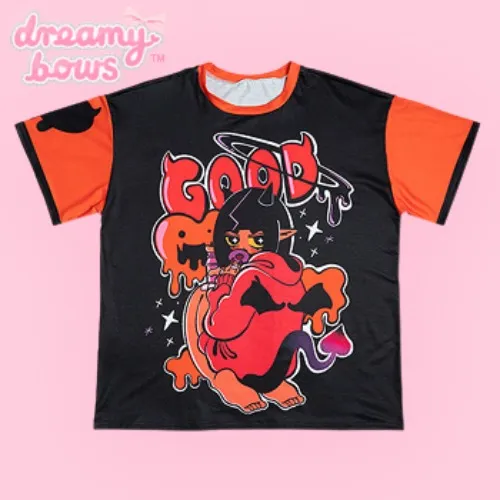 Good Girl Design Contest Cutsew - Black x Red at Dreamy Bows