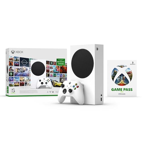 Xbox Series S - Starter Bundle | inklusive 3 Monate Game Pass Ultimate - Series S + 3 Monate Game Pass