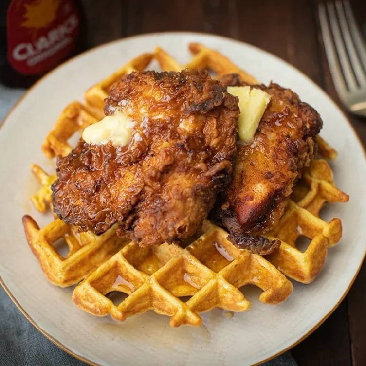 Chicken & Waffles ($20)