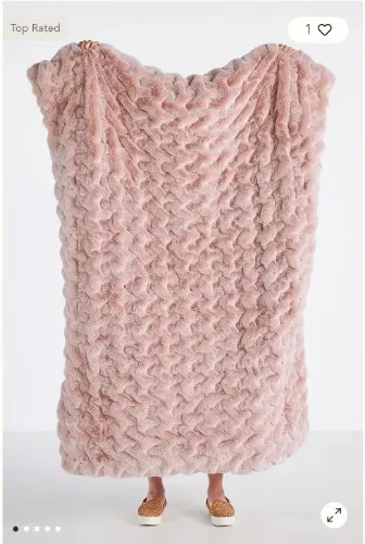 Luxe Faux Fur Throw Blanket