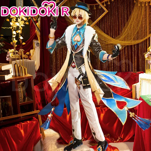 【Size S-2XL】DokiDoki-R Game Honkai: Star Rail Cosplay Aventurine Costume Shajin Sha Jin